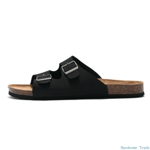 Man Sandals slides Cork Slippers男软木拖鞋 Fashion Beach Mens