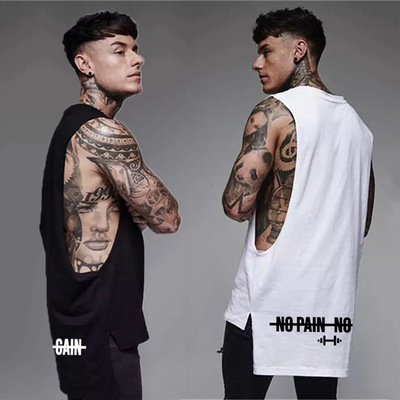 Bodybuilding Tank Men Gym Workout Fitness Mouwloos Stringer