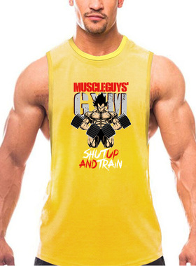 Sports Tank Tops Men Gyms Workout Sleeveles Shirt Male