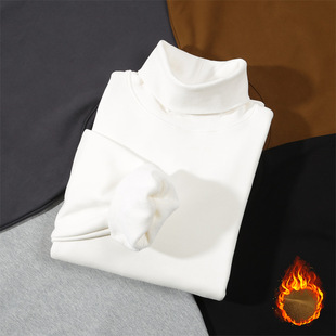 male重磅400g克罗纹高领卫衣男女装 man men for 2026保暖 hoodie