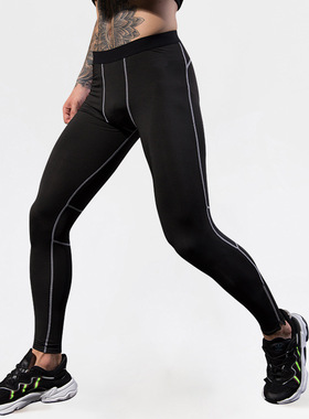 Men Compression Leggings GYM Tights PantsPRO男士运动长裤
