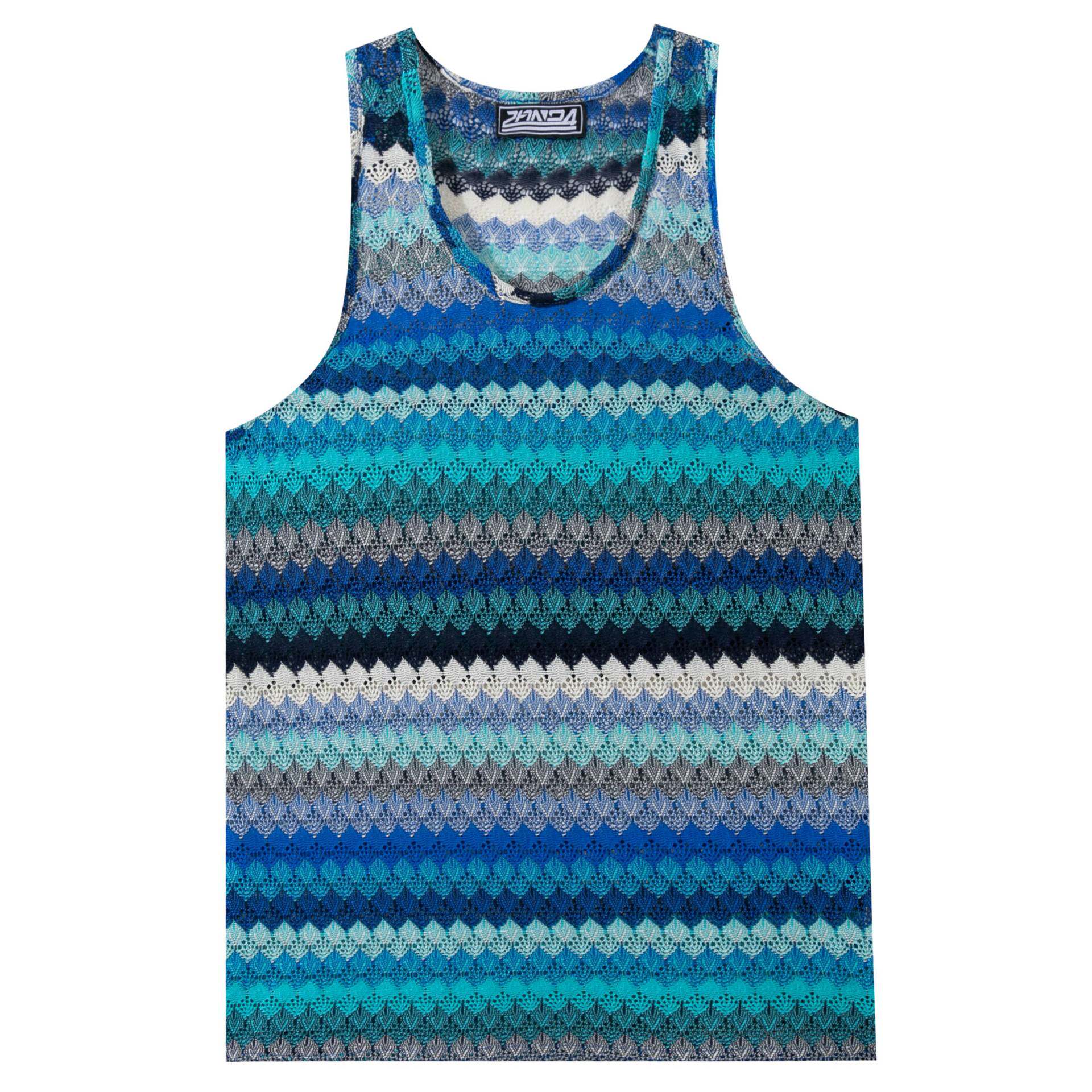 men tank vest欧美男装 休闲男士条纹镂空背心 透气休闲运动背心