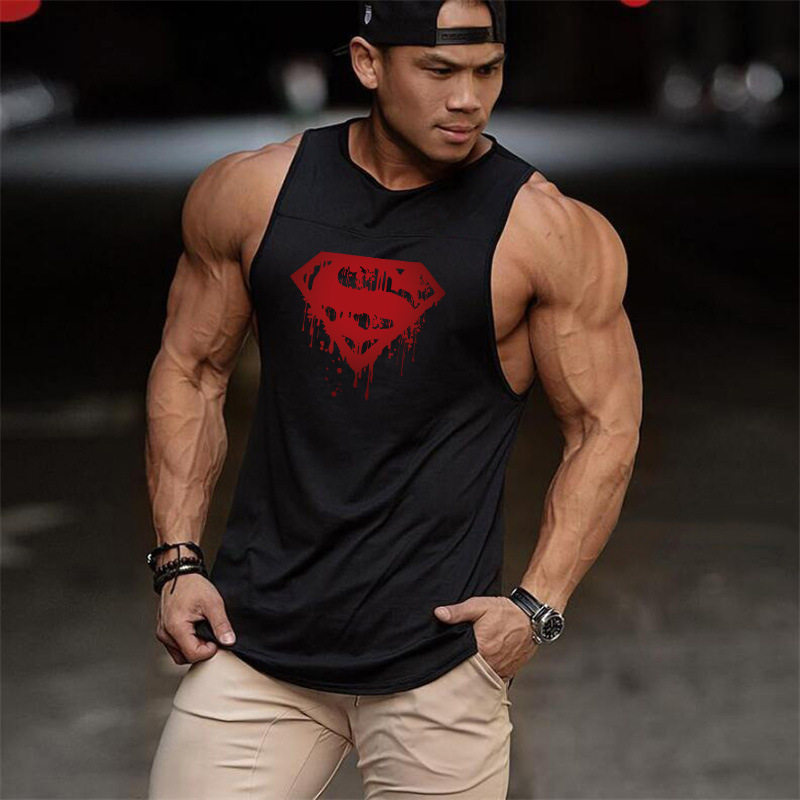 2025 new fitness sports tank tops men gyms workout