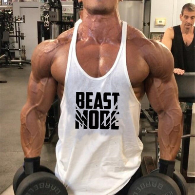 Bodybuilding Tank Men Gym Workout Fitness Mouwloos Stringer