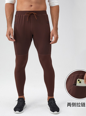 Men Compression Leggings GYM Tights Pants男士锦纶健身跑步
