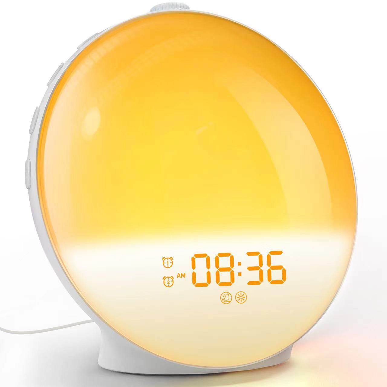 Smart Sunrise Alarm Clock Wake Up Sunset Simulation 日出闹钟