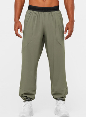 2026男美式青年轻薄款速干透气运动长裤 Men's Compression Pants
