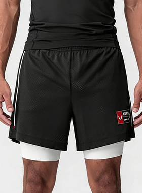男士速干透气美式篮球短裤
