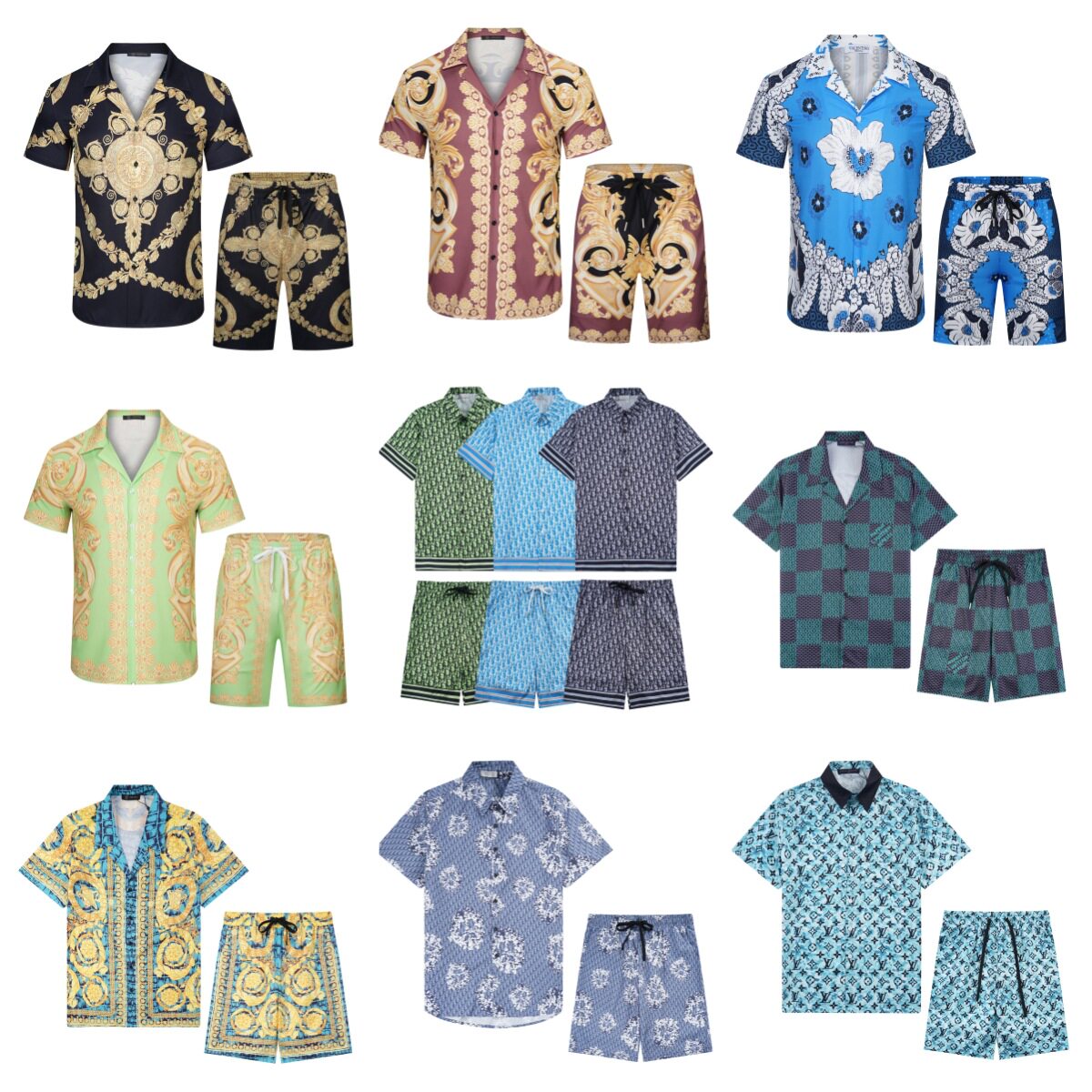 shirt tops streetwear casual shirts tee夏流行潮mens shorts男