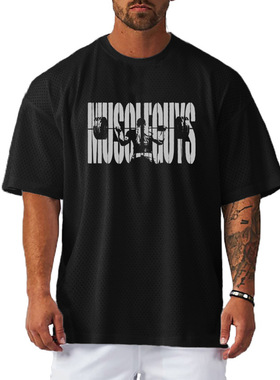 quick dry t-shirt shirt compression tee tops男士网孔加大码