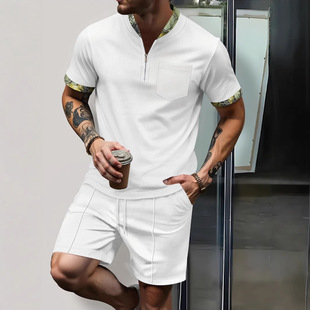 2026 new summer tshirt men shorts casual t恤短裤 套装 sets短袖