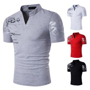 mens polo shirt golf tshirt graphic prints vneck clothing男t