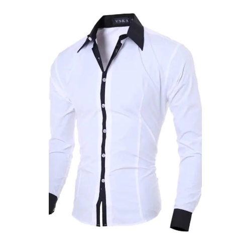 shirt tops streetwear casual shirts tee男士帅气商务衬衫时尚