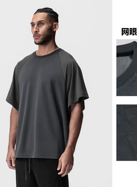 Men Loose Compression T-shirt Man Casual tshirt GYM男t恤短袖