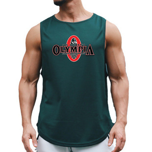 gym men workout fitness stringer bodybuilding mouwloos tank