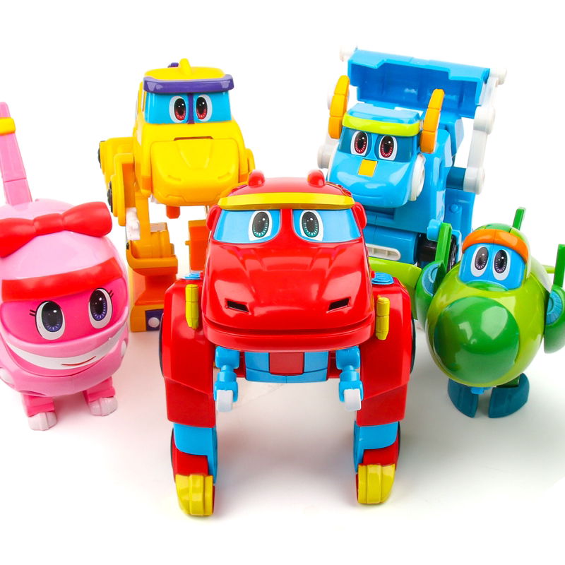 正版帮帮龙儿童玩具迷你变形大洛单只礼盒全套恐龙探险队