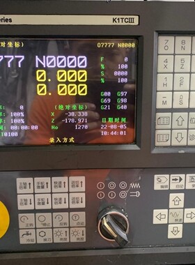 凯恩帝伺服车床系统K1TCIII、拆机、功能包好、实物拍