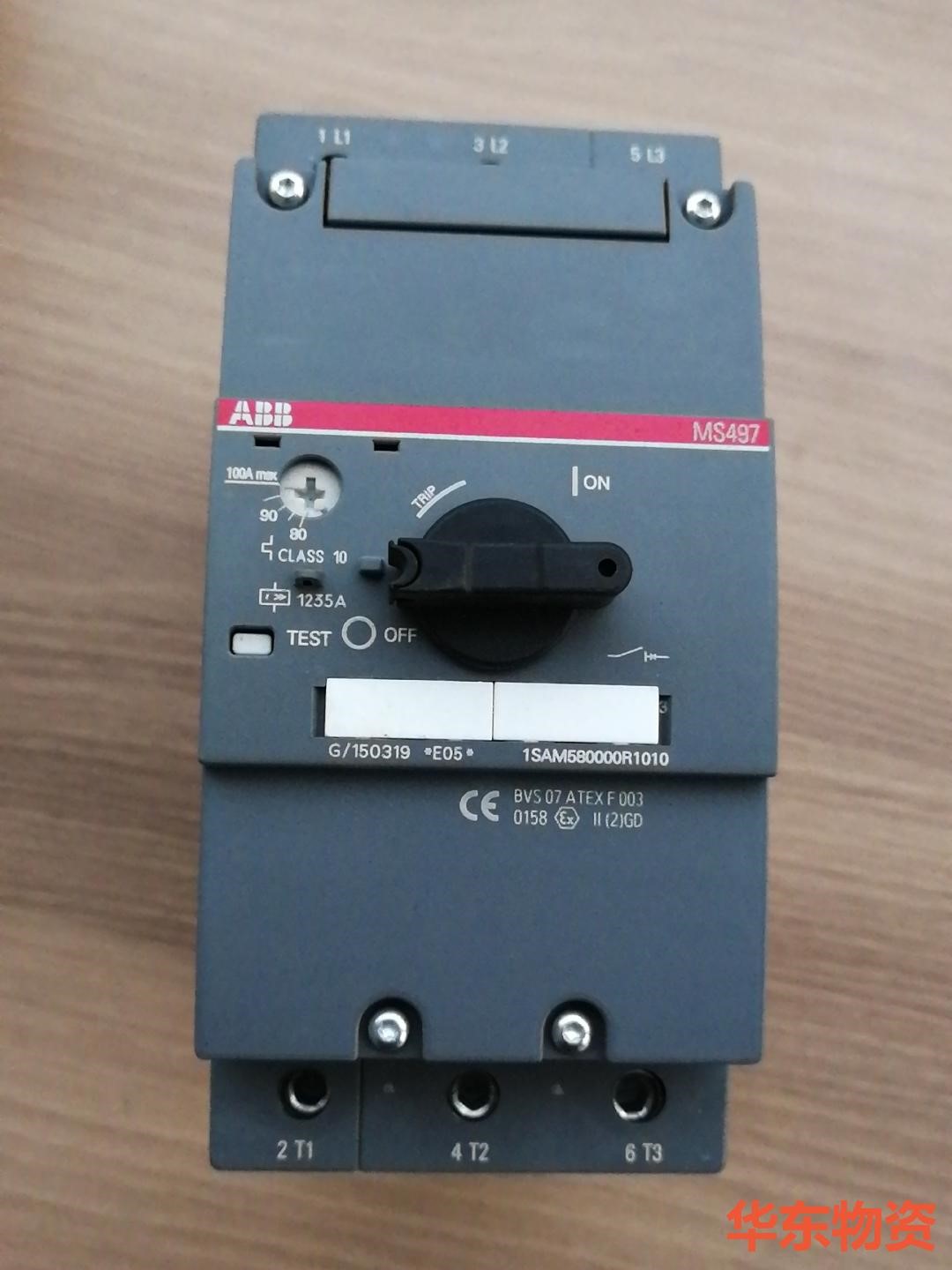 ABB电动机起动器,电动机保护断路器,型号MS497,100-议价