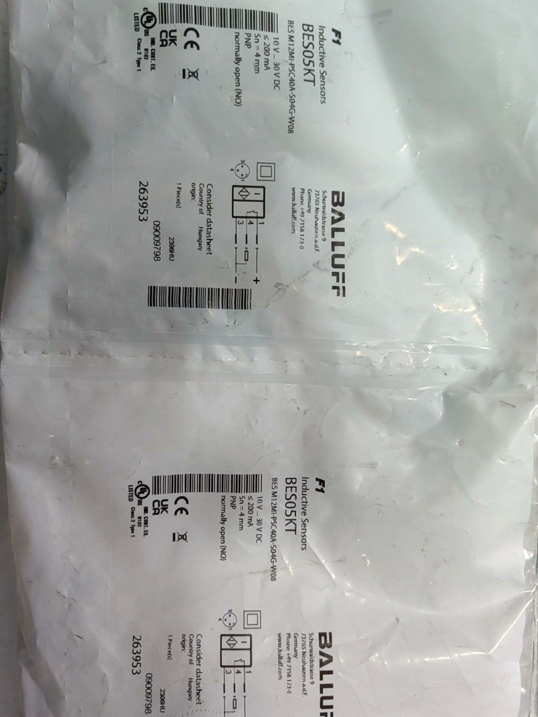 巴鲁夫接近开关BES05KT BESM12Ml-PSC40A议价