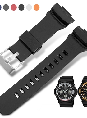 适用卡西欧硅胶手表带GA-150/200/201/300/310/GAW-100B系列男女
