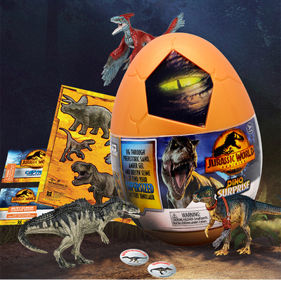 侏罗纪恐龙塑料智力开发考古蛋