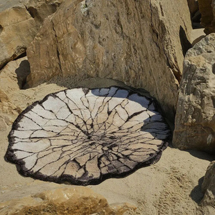 葡萄牙Abyss 爱比丝棉地垫脚踏垫可机洗 直径100cm A770 OROSEI