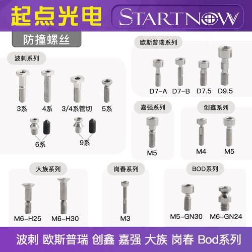 BOCI波刺防撞螺丝防碰撞紧固丝