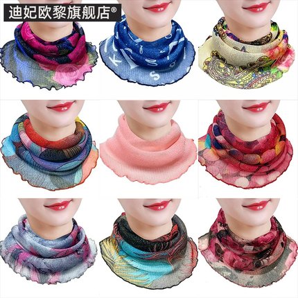 买五送一百变围巾女魔术套头围脖女丝巾挂耳式围脖女防晒护颈面罩
