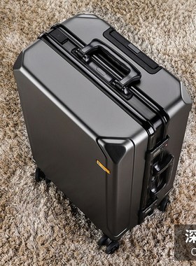 新款旅行箱行李箱铝框拉杆箱万向轮20女男学生24密码皮箱子26寸潮