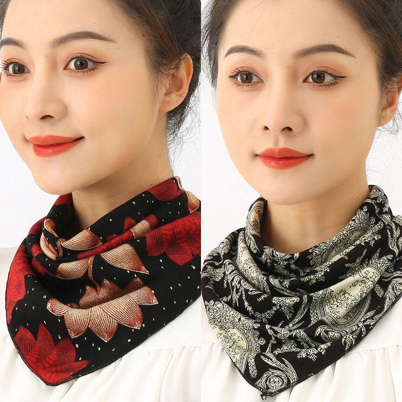 围脖女薄款冬季护颈椎套