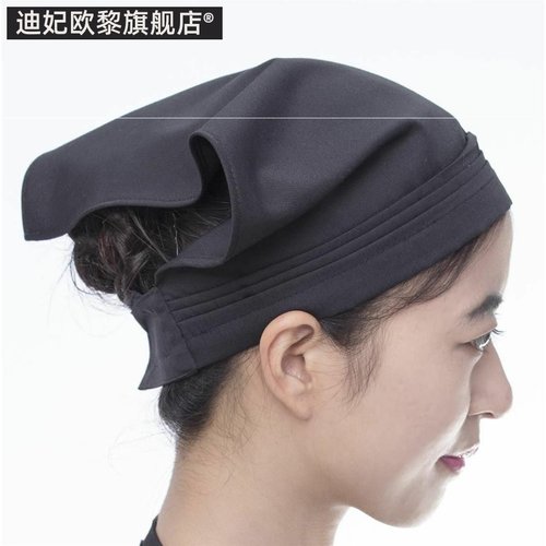 烘焙工作帽蛋糕店厨房女三角巾