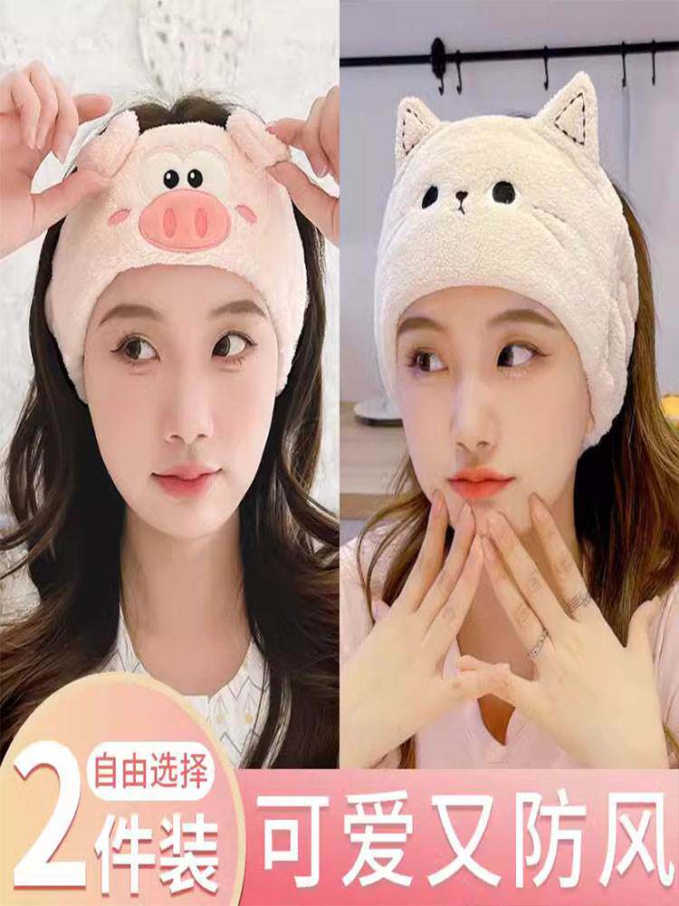 月子帽秋冬款坐头巾发带