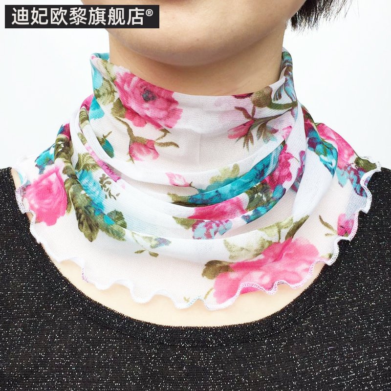 套头小丝巾广场舞护颈假领子