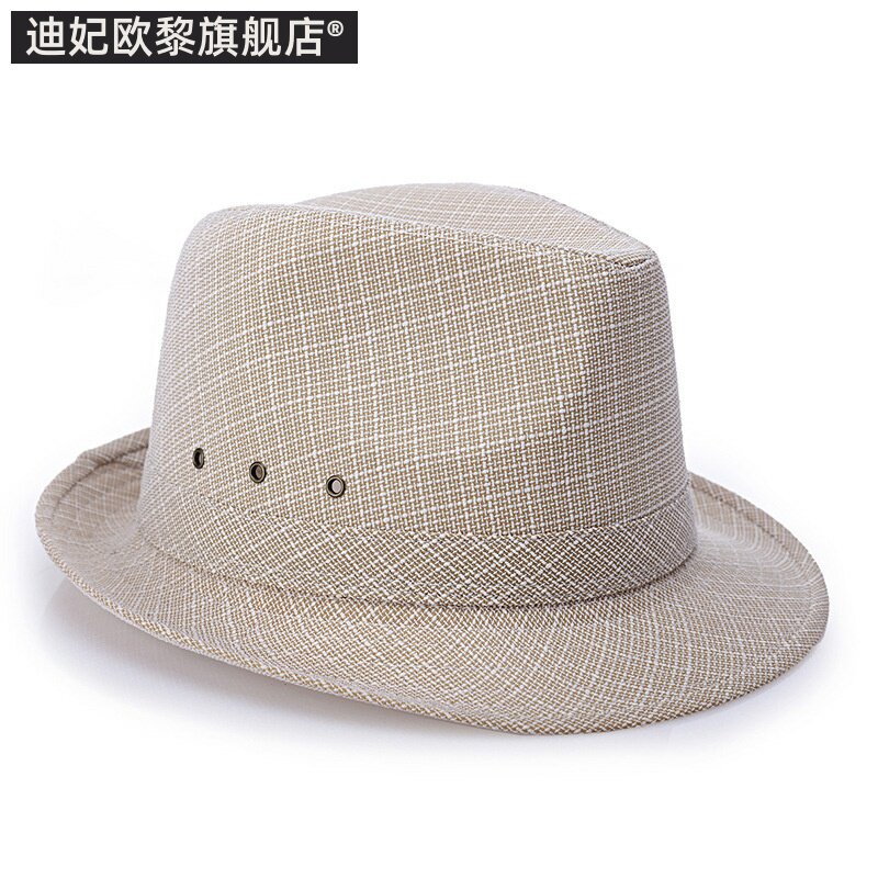 夏天防晒遮阳帽透气帽子男士草帽