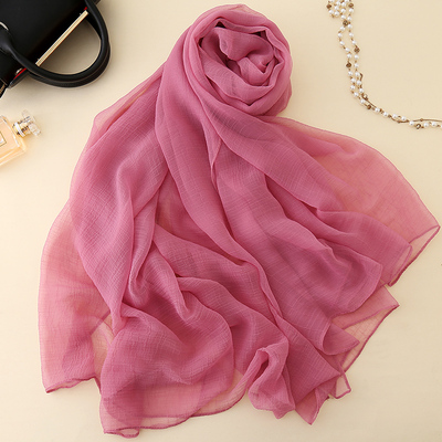 夏季雪纺女长款防晒围巾