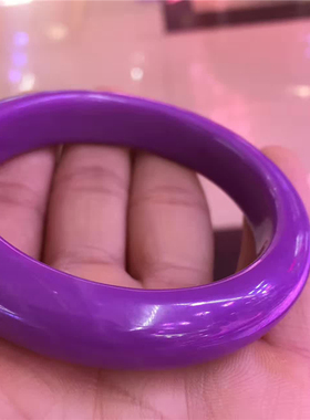 美国紫云母吊坠宝石香芋色手链