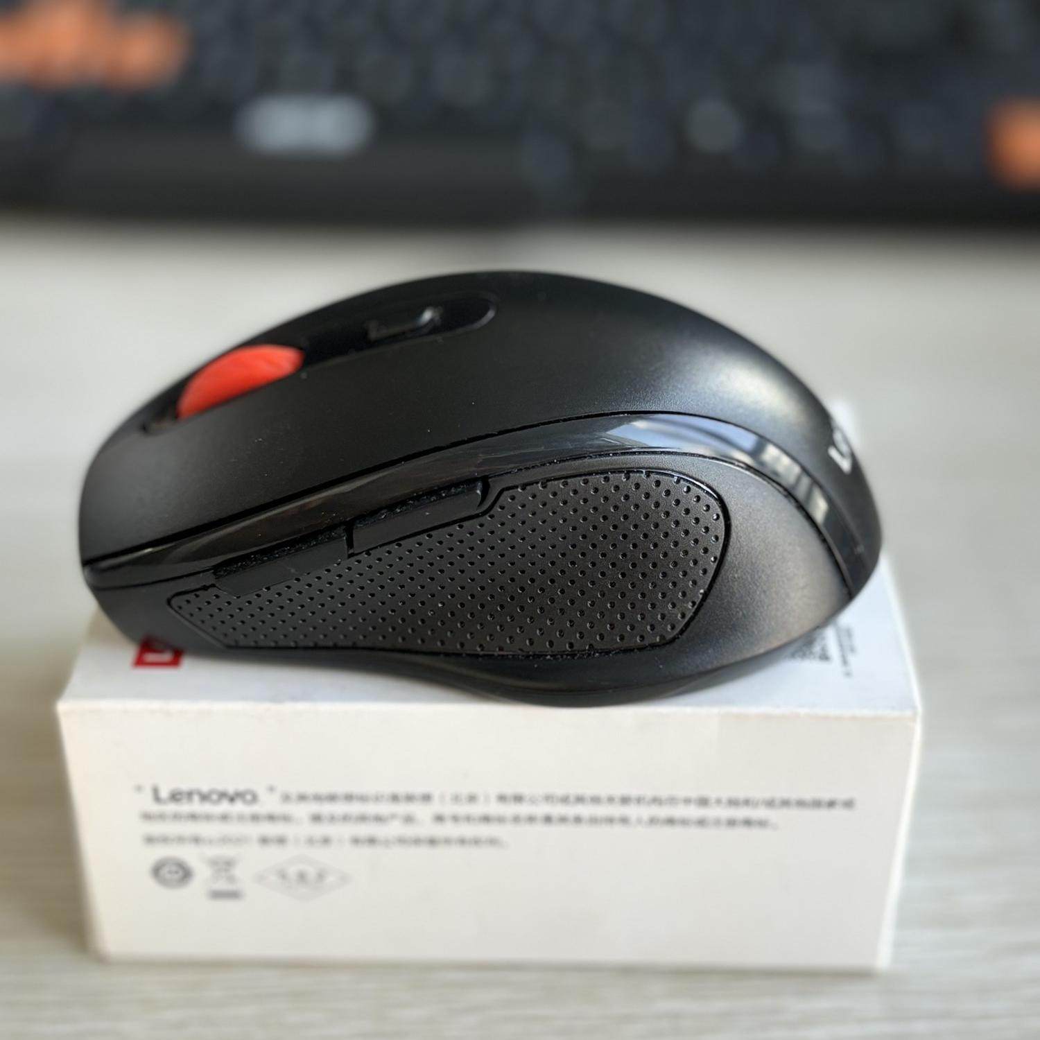 联想原装 M24无线静音鼠标光电小巧便携电脑 USB接口通用无线