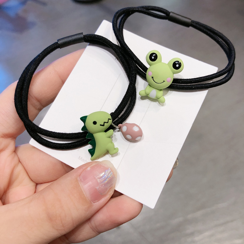 ins网红同款人气卡通恐龙发绳