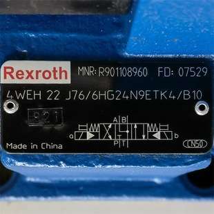 R901108960 4WEH22J76/6HG24N9ETK4/B10 # Rexroth//力士乐
