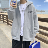 Y8882P46港风外景学生情侣春装外套字母印花连帽开衫卫衣港风，男装卫衣，电商A050