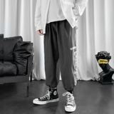 K180P50短句风时尚宽松休闲裤百搭束脚加大码哈伦裤长裤，男装休闲裤，电商A050