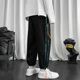 K182P55短句风时尚潮流百搭宽松束脚工装裤长裤，男装休闲裤，电商A050