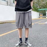 K1620P24外景冰丝宽松加大码休闲蝴蝶印花学生港风五分裤短裤，男装休闲裤，电商A050