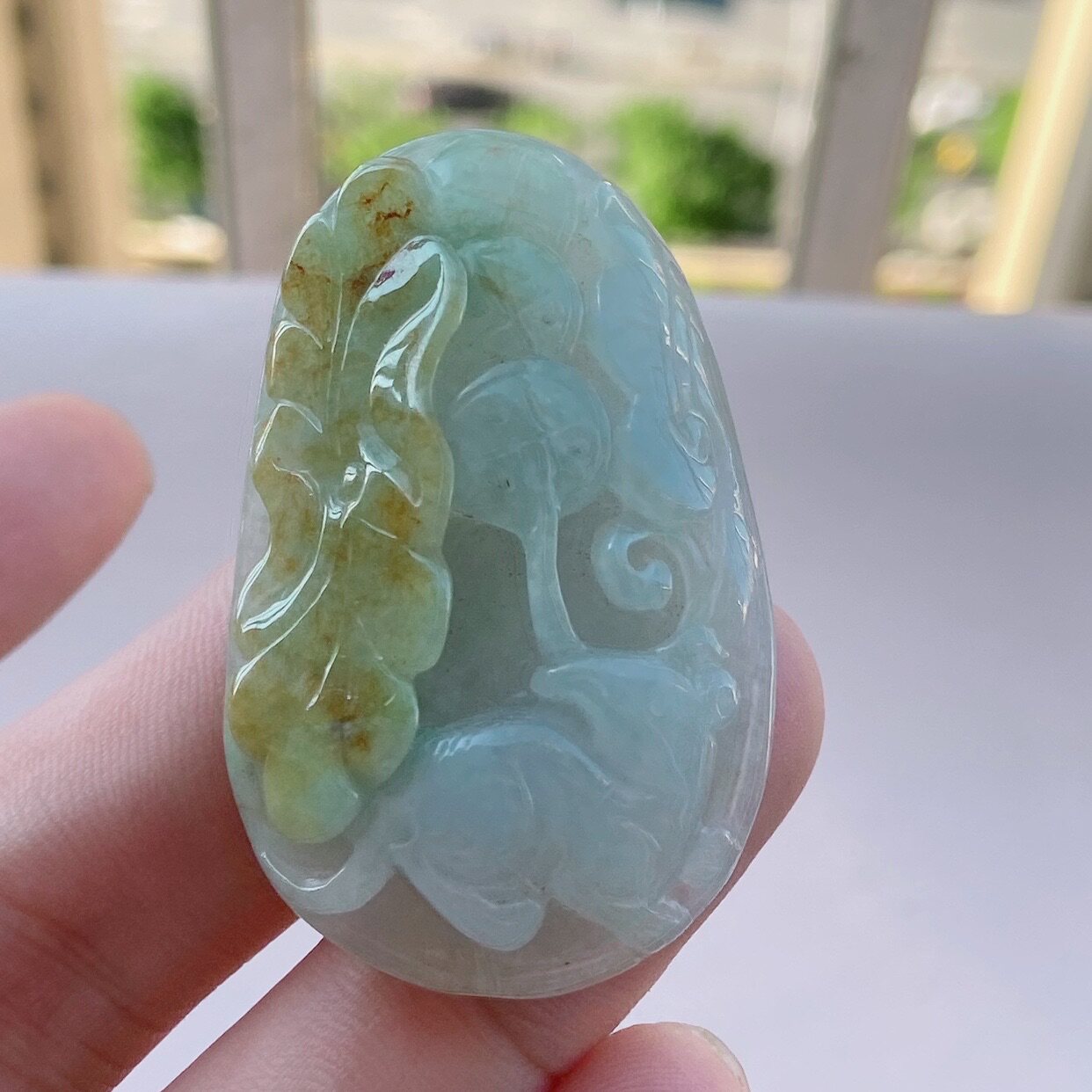 阳绿水润五鼠运财老坑送A颈饰生肖坠坠女吊坠扣平安冰种玉坠翡翠