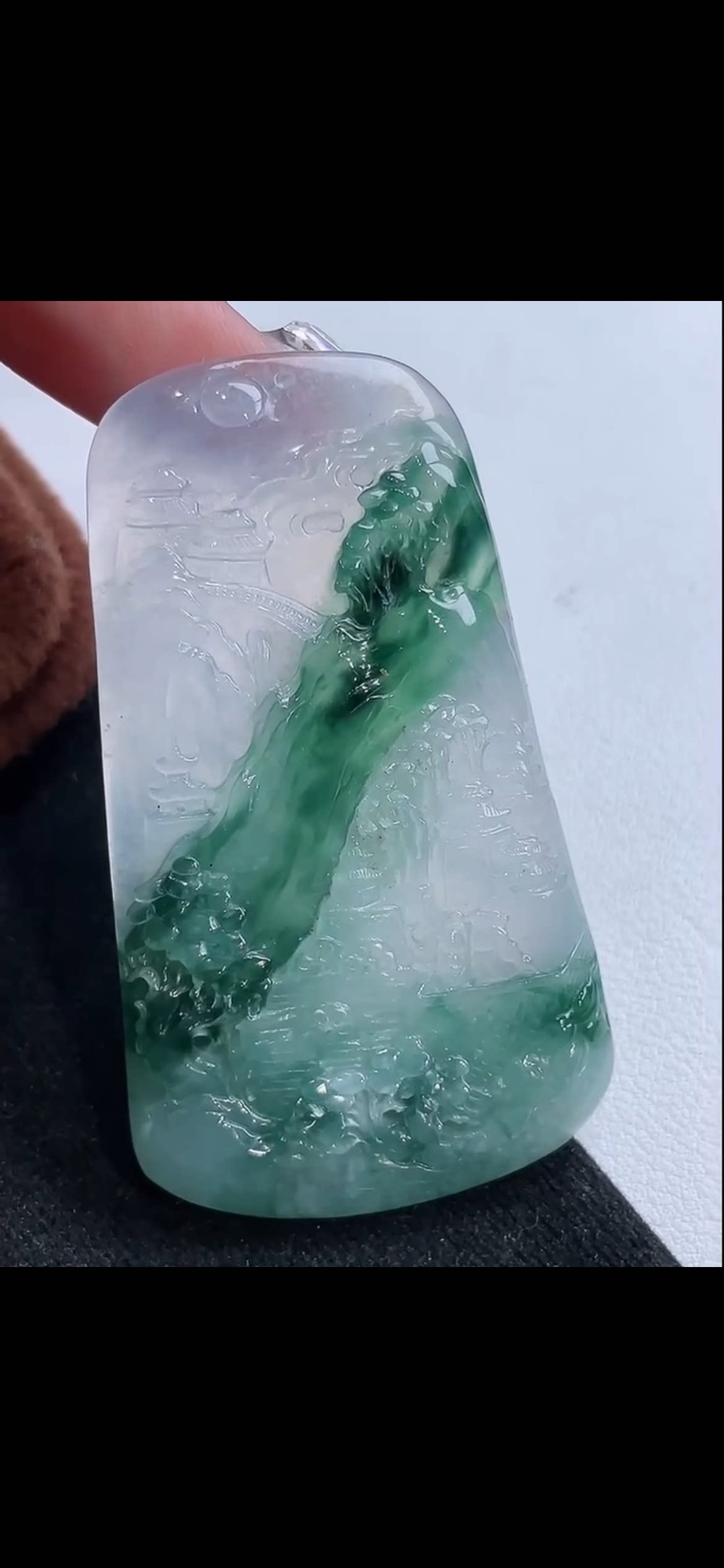 飘绿山水牌 62.3-36-6.7 工厂直销翡翠批发6658