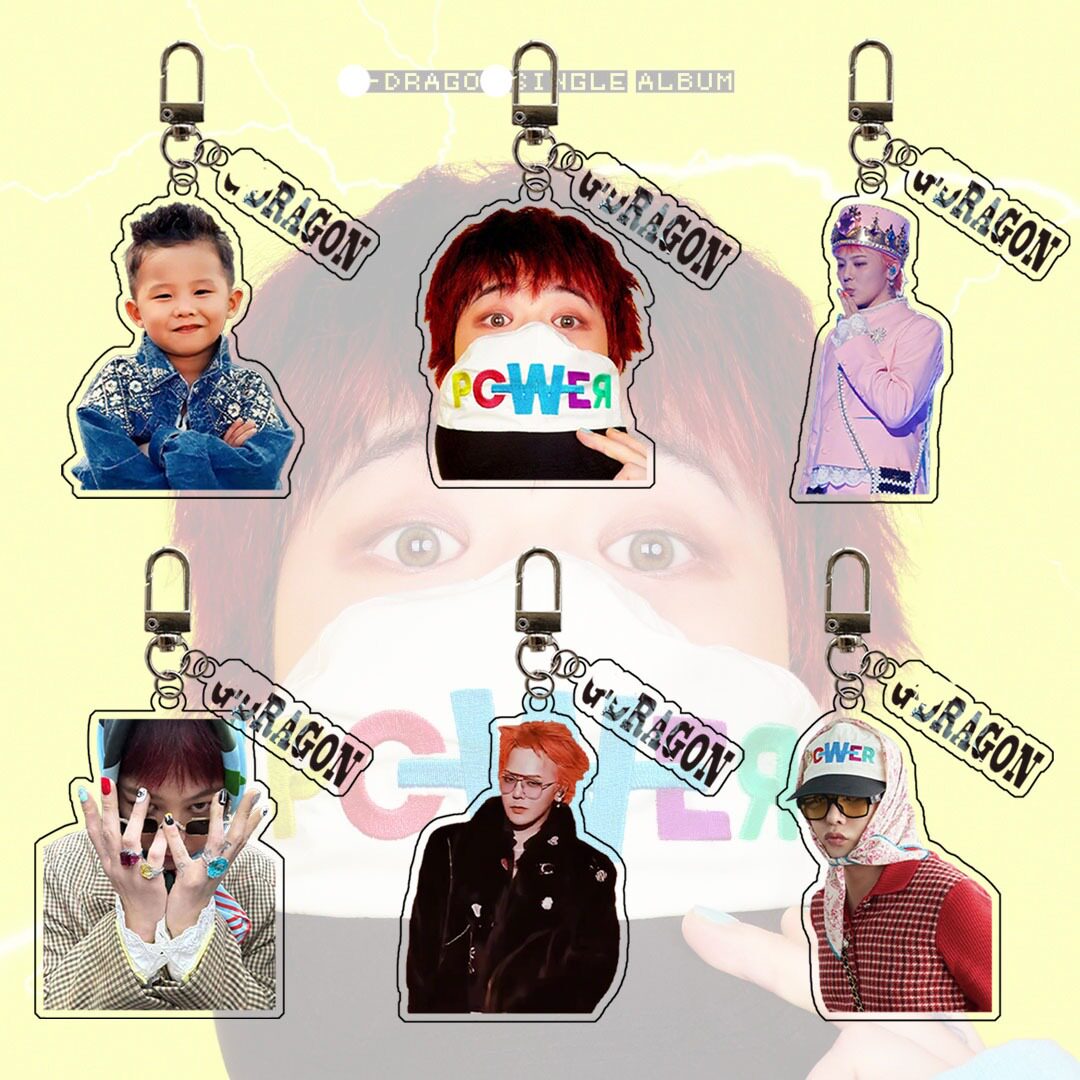 权志龙《POWER》回归亚克力包挂件