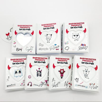 BABYMONSTER宝怪小卡收纳卡册郑雅娴RUKA申厦蓝ASA李茶仁PHARITA