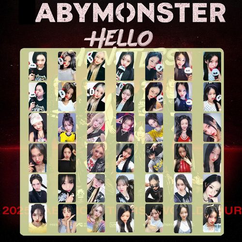 BABYMONSTER怪宝HELLO BABYMONSTER特典单人卡RORA柒茶角露蓝挞贤