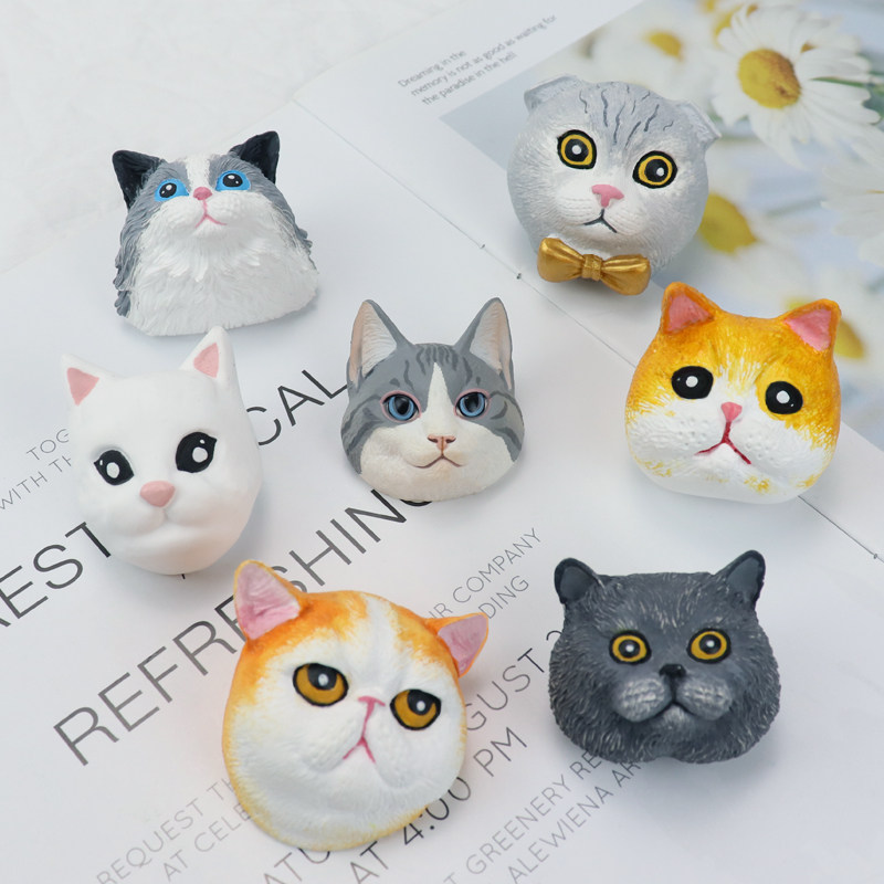 猫咪巧克力硅胶模具棒棒糖猫头造型宠物蛋糕香薰石膏可爱食品级&rdquo;