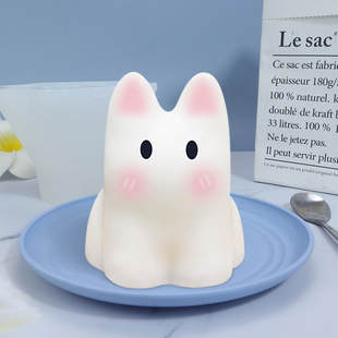 卡通猫咪可达鸭 嘤嘤怪 布丁 果冻奶冻冰淇淋慕斯蛋糕DIY硅胶模具